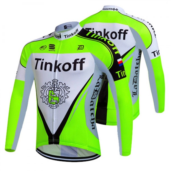 2017 Tinkoff Grün Radtrikot Langarm Radtrikot De