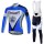 2017 Tinkoff Blau Fahrradbekleidung Satz Radtrikot Langarm+Lang Trägerhose Radtrikot De
