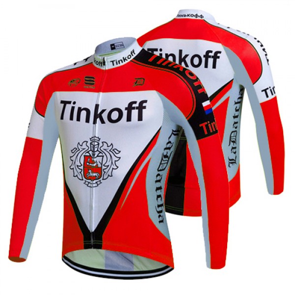 2017 Tinkoff Rot Radtrikot Langarm Radtrikot De