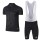2017 Tour de France Schwarz Fahrradbekleidung Satz Radtrikot Kurzarm+Kurz Trägerhose Radtrikot De