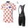 2017 Tour de France Polka Dot Fahrradbekleidung Satz Radtrikot Kurzarm+Kurz Trägerhose Schwarz Radtrikot De