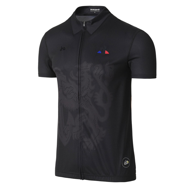 2017 Tour de France Schwarz Radtrikot Kurzarm Radtrikot De