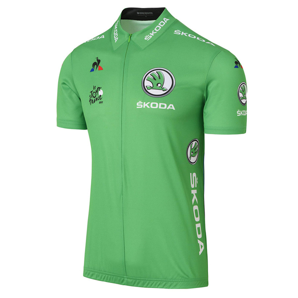 2017 Tour de France Grün Radtrikot Kurzarm Radtrikot De