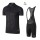 2017 Tour de France Schwarz Fahrradbekleidung Satz Radtrikot Kurzarm+Kurz Trägerhose Schwarz Radtrikot De