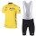 2017 Tour de France Gelb Fahrradbekleidung Satz Radtrikot Kurzarm+Kurz Trägerhose Radtrikot De