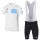 2017 Tour de France Weiß Fahrradbekleidung Satz Radtrikot Kurzarm+Kurz Trägerhose Radtrikot De
