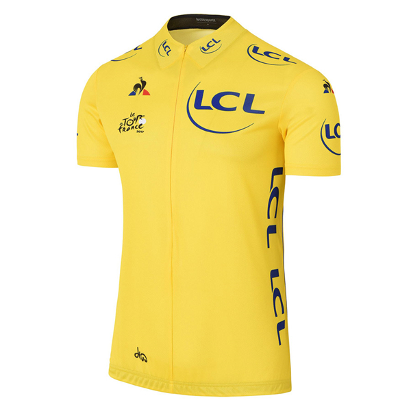 2017 Tour de France Gelb Radtrikot Kurzarm Radtrikot De