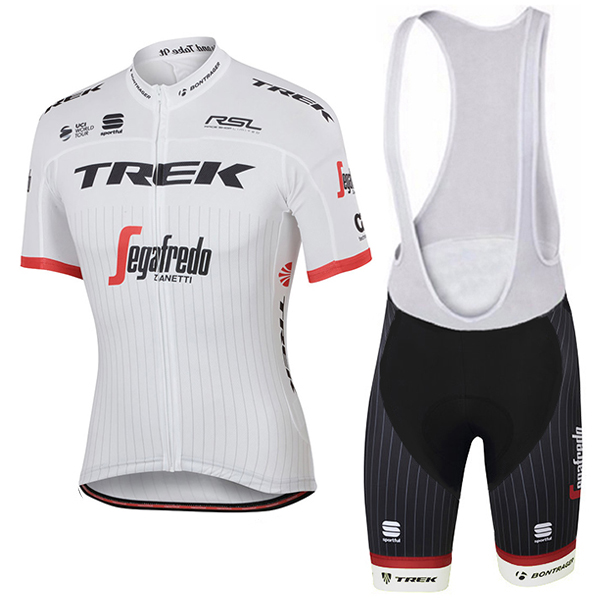 TREK-SEGAFREDO TDF Pro Race 2017 Fahrradbekleidung Satz Radtrikot Kurzarm+Kurz Trägerhose Radtrikot De