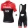 Trek Segafredo Pro 2017 Rot Fahrradbekleidung Satz Radtrikot Kurzarm+Kurz Trägerhose Schwarz Radtrikot De