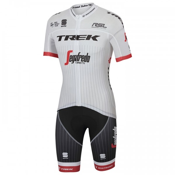 TREK-SEGAFREDO TDF Pro Race 2017 Fahrradbekleidung Satz Radtrikot Kurzarm+Kurz Radhose Radtrikot De