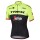 Trek Segafredo Pro 2017 Gelb Radtrikot Kurzarm Radtrikot De