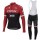 Trek Segafredo Pro 2017 Rot Fahrradbekleidung Satz Radtrikot Langarm+Lang Trägerhose Radtrikot De