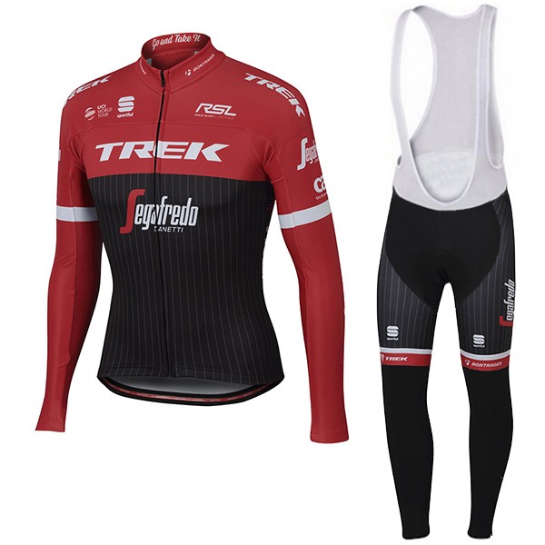 Trek Segafredo Pro 2017 Rot Fahrradbekleidung Satz Radtrikot Langarm+Lang Trägerhose Radtrikot De Trek Segafredo Pro 2017 Rot Fahrradbekleidung Satz Radtrikot Langarm+Lang Trägerhose Radtrikot De