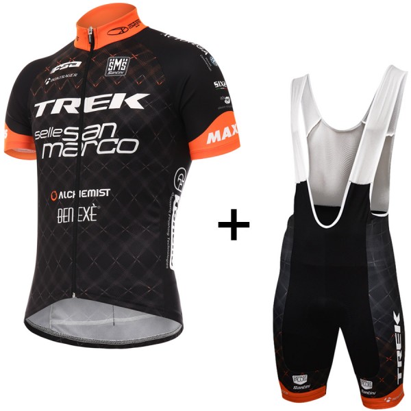Trek Selle San Marco 2017 Schwarz Fahrradbekleidung Satz Radtrikot Kurzarm+Kurz Trägerhose Radtrikot De Trek Selle San Marco 2017 Schwarz Fahrradbekleidung Satz Radtrikot Kurzarm+Kurz Trägerhose Radtrikot De