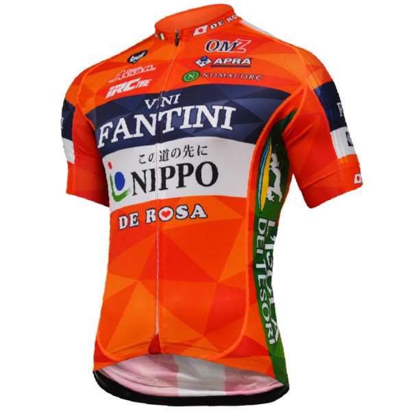 2017 Vini Fantini Nippo Race Radtrikot Kurzarm Radtrikot De