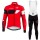 Wilier 2017 Pro Team Rot Fahrradbekleidung Satz Radtrikot Langarm+Lang Trägerhose Radtrikot De